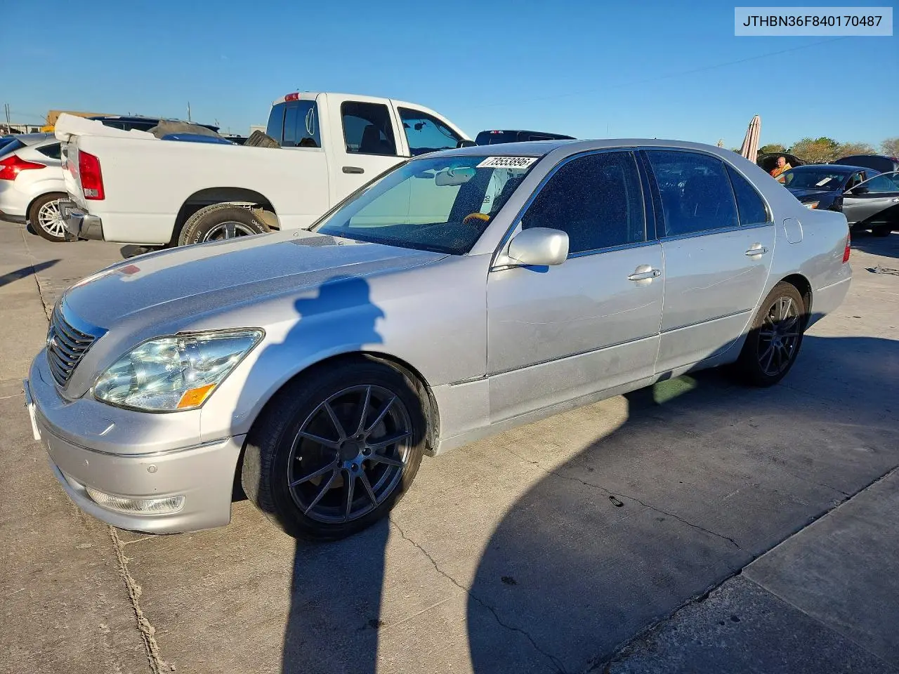 LEXUS LS 2004, VIN JTHBN36F840170487