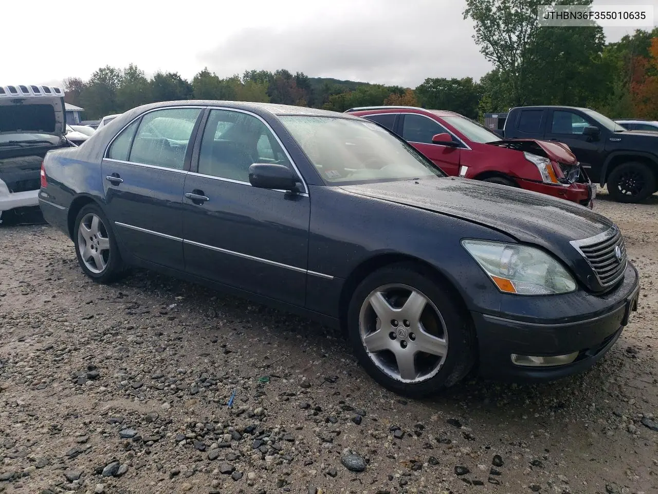 2005 LEXUS LS VIN JTHBN36F355010635 — фото 4