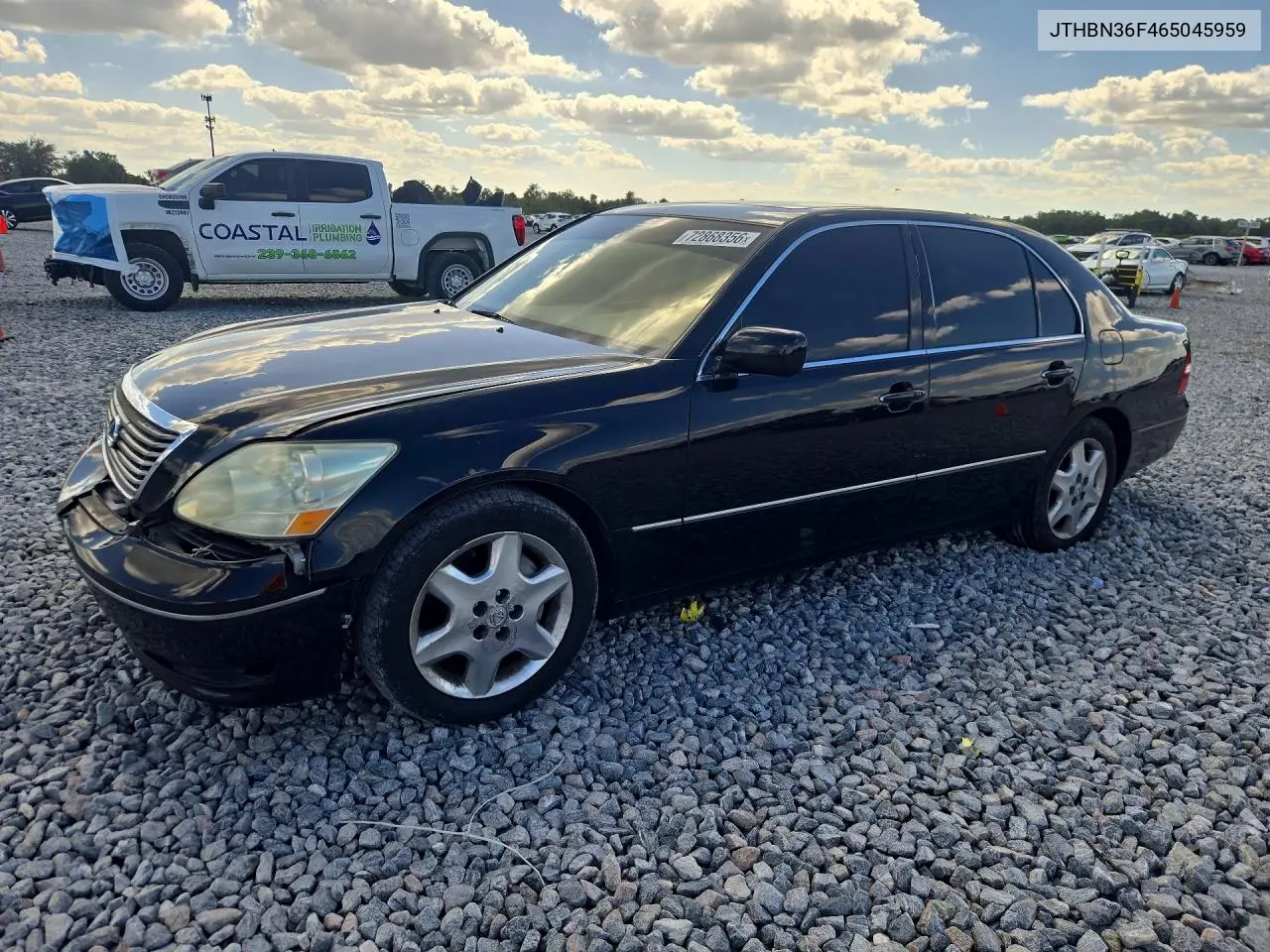 LEXUS LS 2006, VIN JTHBN36F465045959