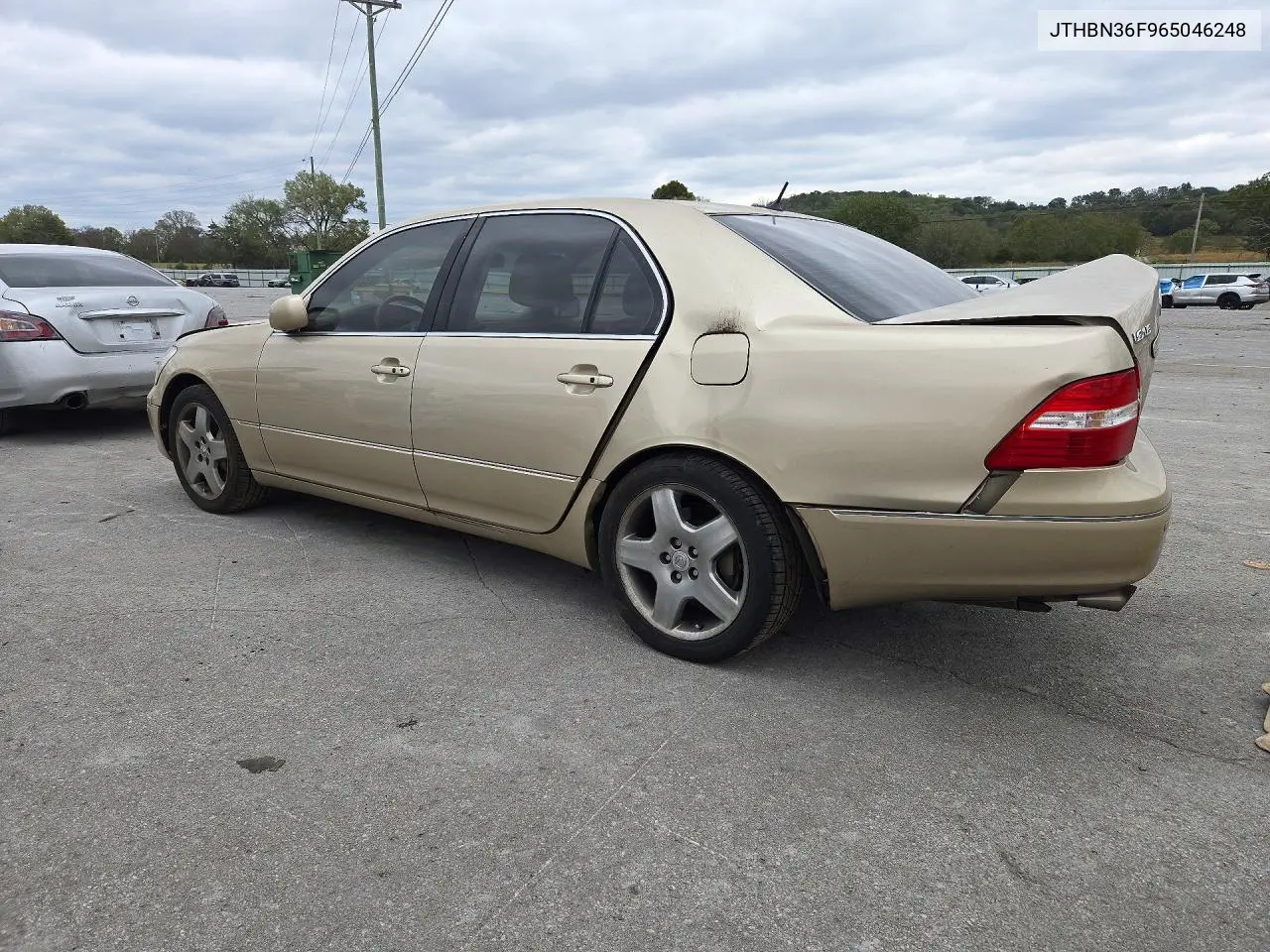 2006 LEXUS LS VIN JTHBN36F965046248 — фото 2