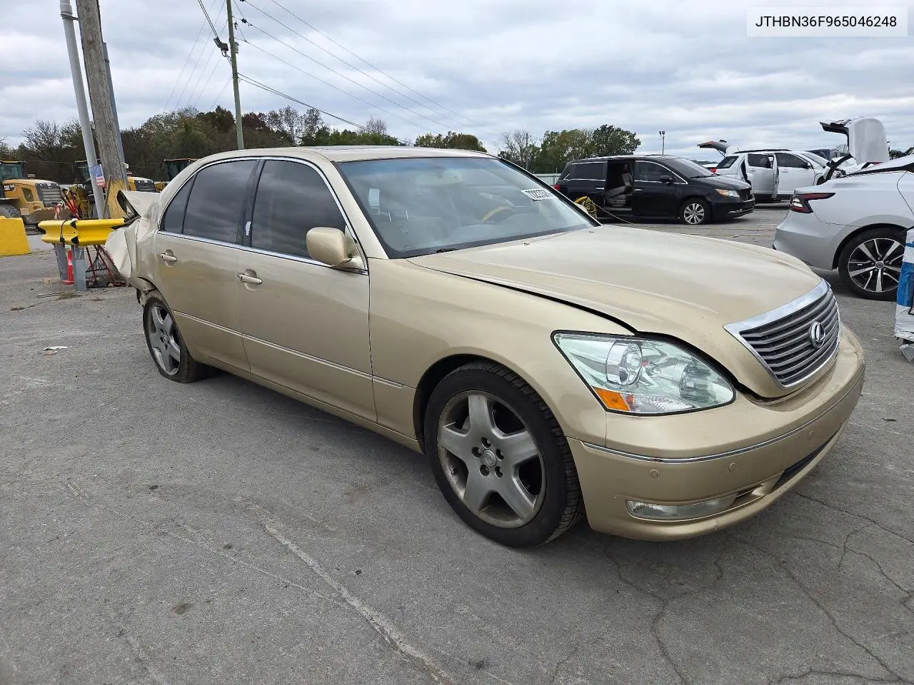 2006 LEXUS LS VIN JTHBN36F965046248 — фото 4