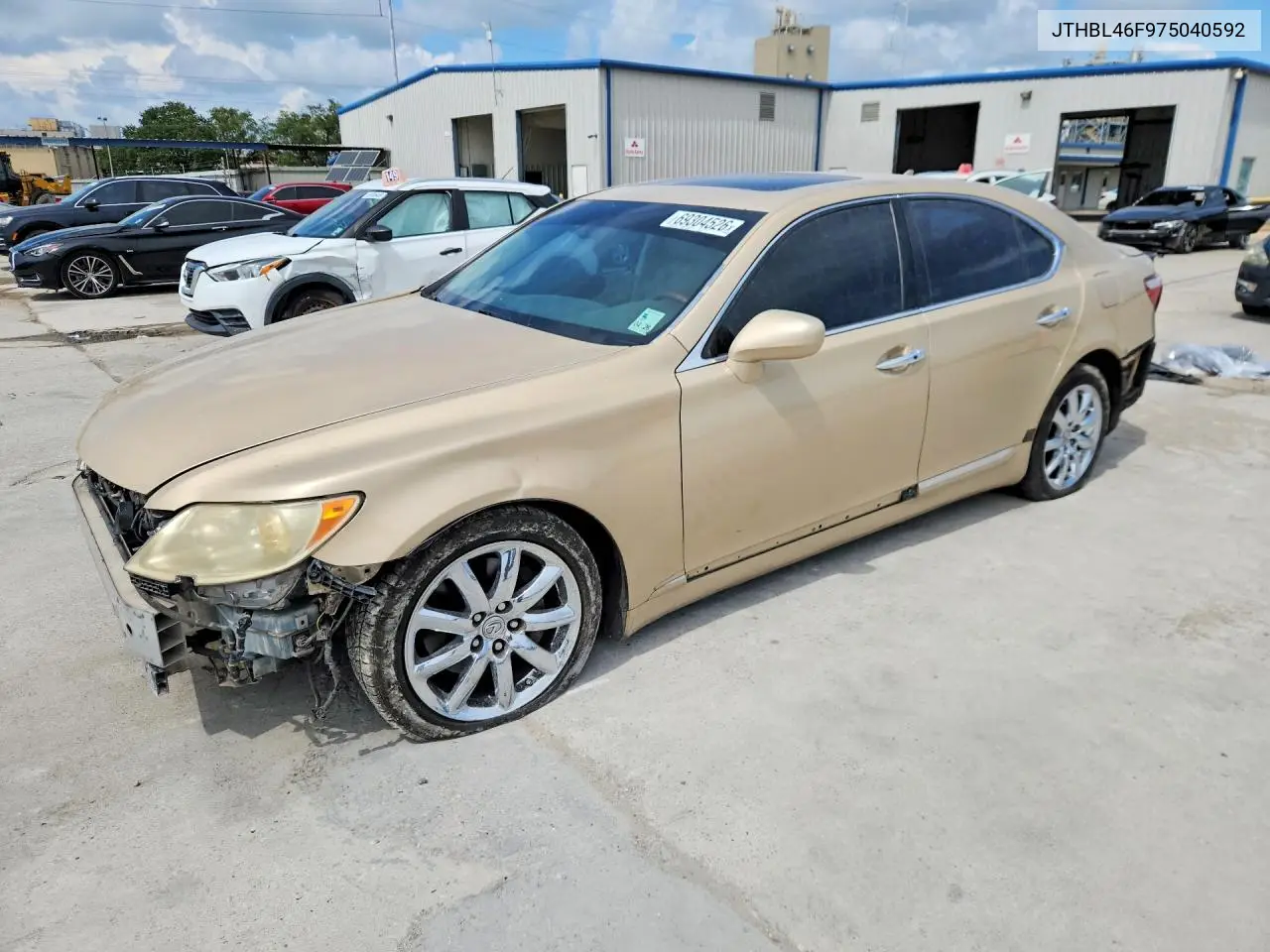 LEXUS LS 2007, VIN JTHBL46F975040592