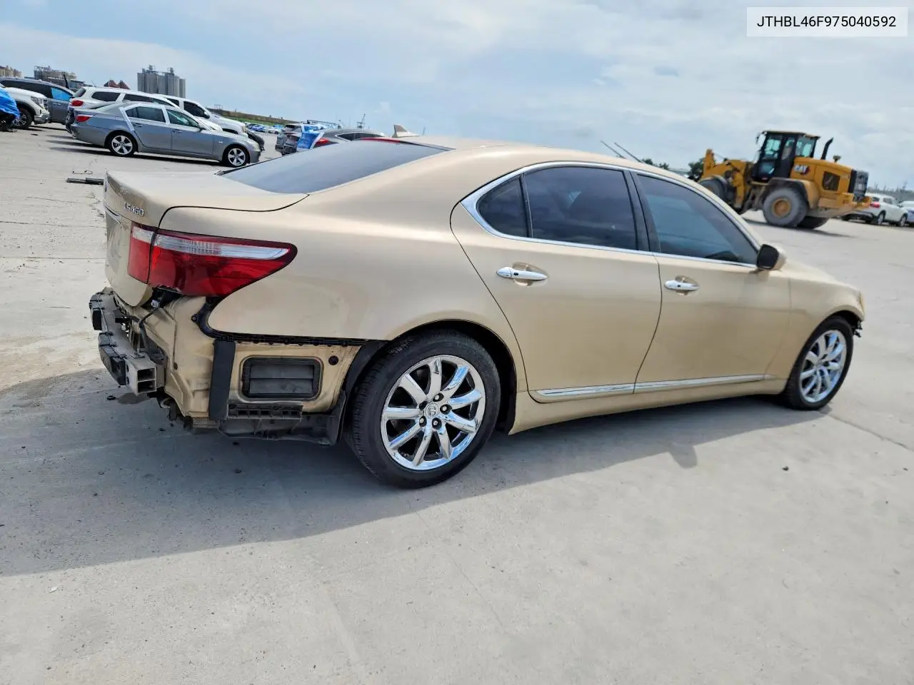2007 LEXUS LS VIN JTHBL46F975040592 — фото 3