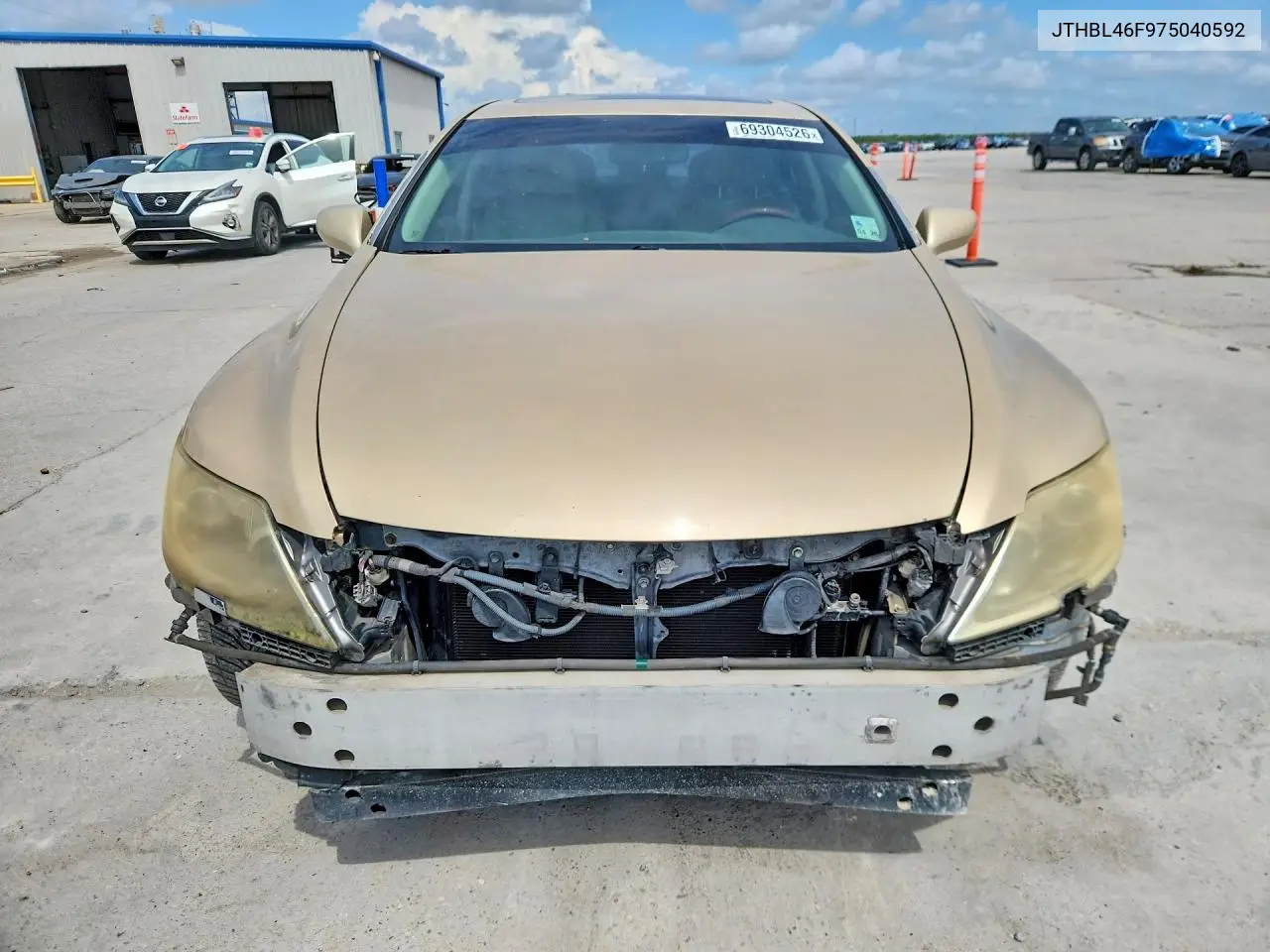 2007 LEXUS LS VIN JTHBL46F975040592 — фото 5