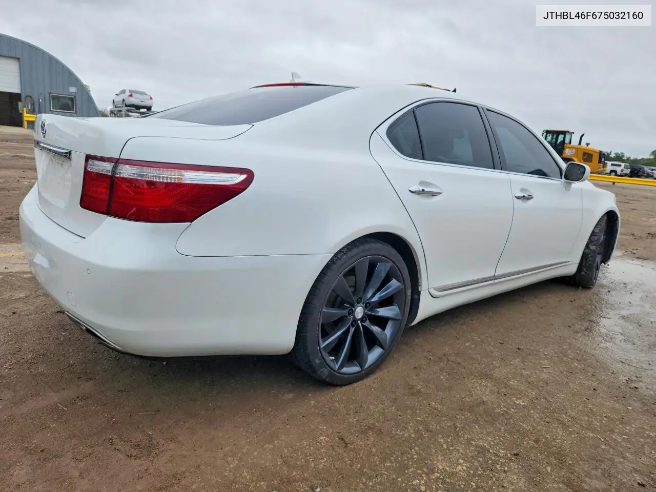 2007 LEXUS LS VIN JTHBL46F675032160 — фото 3