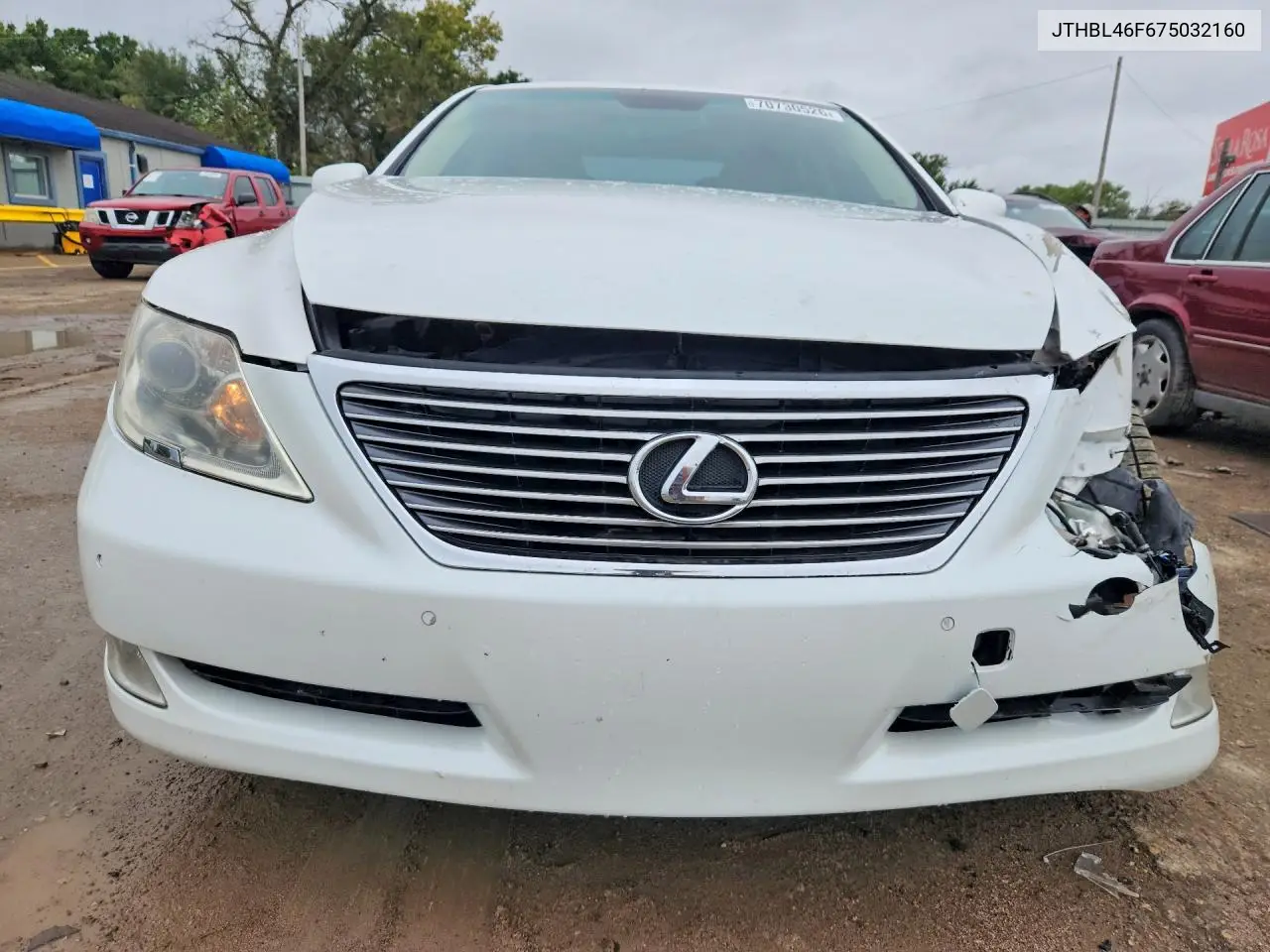 2007 LEXUS LS VIN JTHBL46F675032160 — фото 5