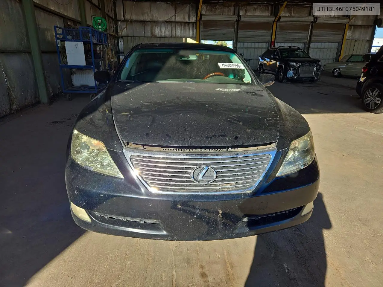 2007 LEXUS LS VIN JTHBL46F075049181 — фото 5