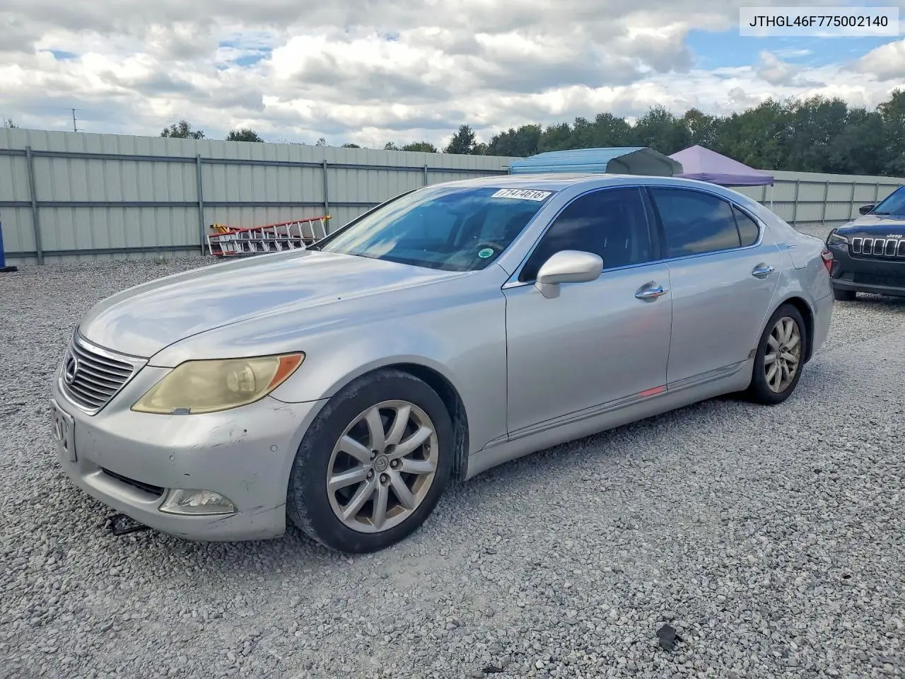 LEXUS LS 2007, VIN JTHGL46F775002140