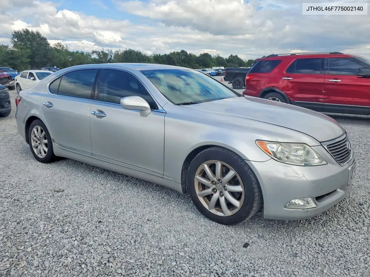 2007 LEXUS LS VIN JTHGL46F775002140 — фото 4