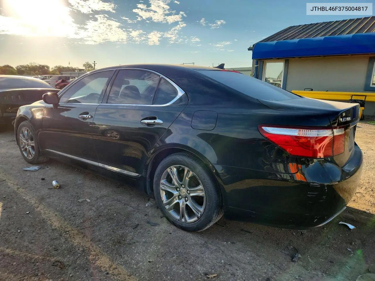 2007 LEXUS LS VIN JTHBL46F375004817 — фото 2