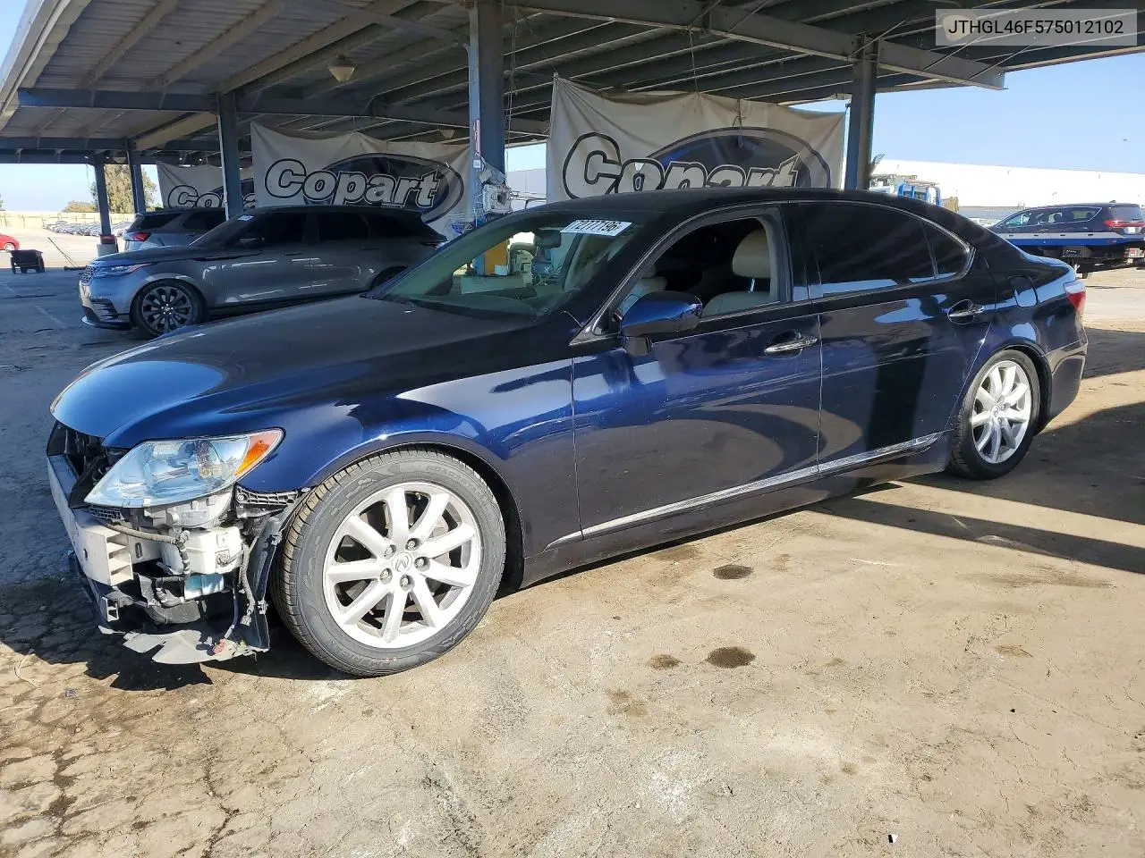 LEXUS LS 2007, VIN JTHGL46F575012102