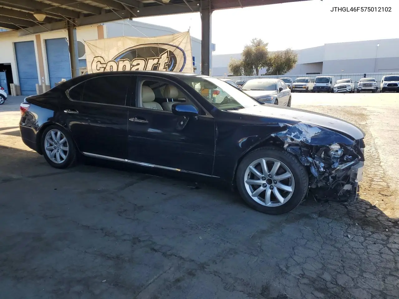 2007 LEXUS LS VIN JTHGL46F575012102 — фото 4