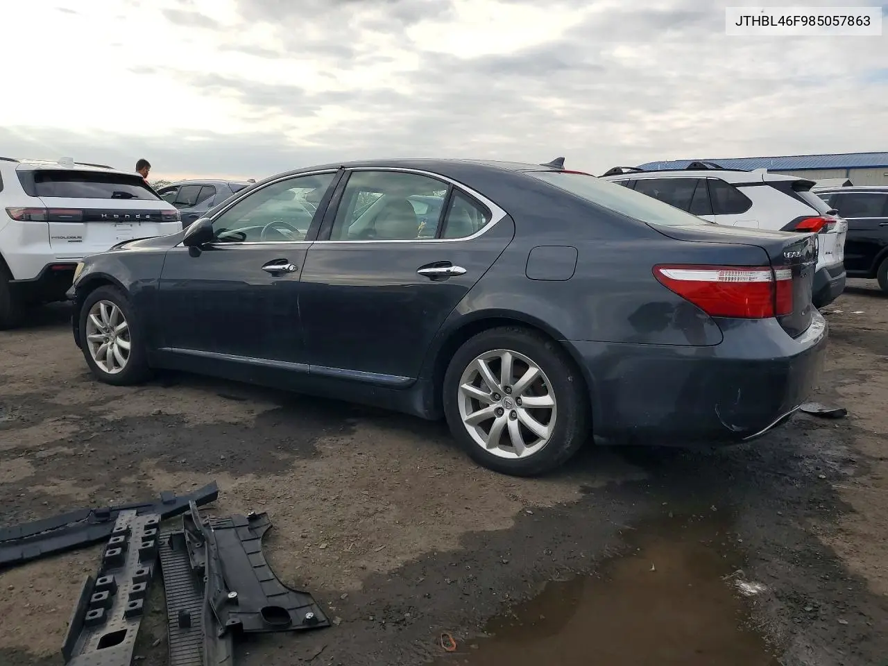 2008 LEXUS LS VIN JTHBL46F985057863 — фото 2