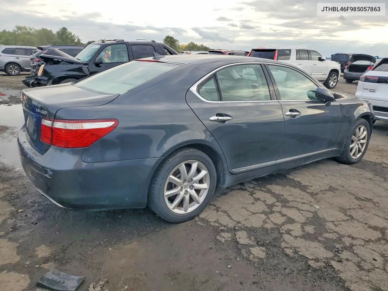 2008 LEXUS LS VIN JTHBL46F985057863 — фото 3