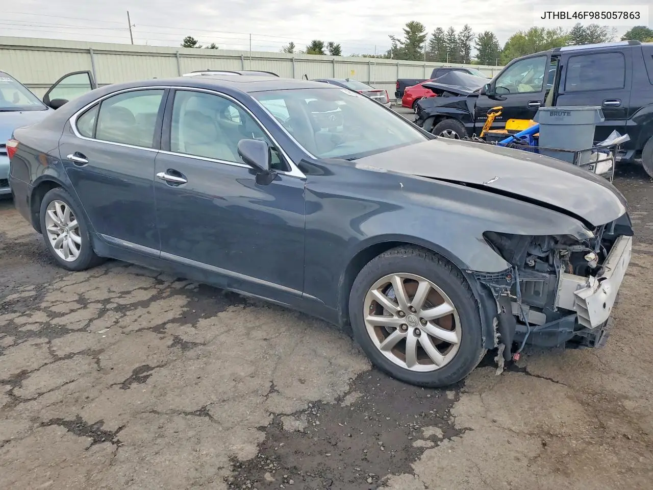2008 LEXUS LS VIN JTHBL46F985057863 — фото 4