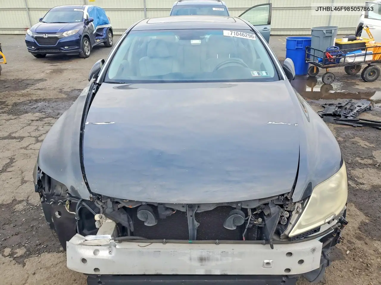 2008 LEXUS LS VIN JTHBL46F985057863 — фото 5