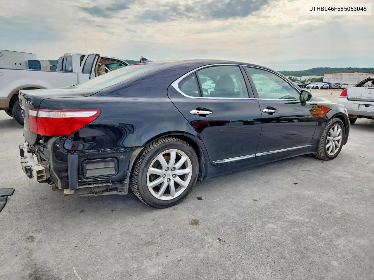 2008 LEXUS LS VIN JTHBL46F585053048 — фото 2