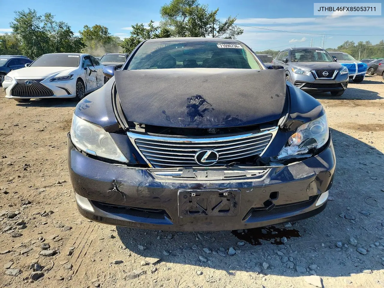 2008 LEXUS LS VIN JTHBL46FX85053711 — фото 5