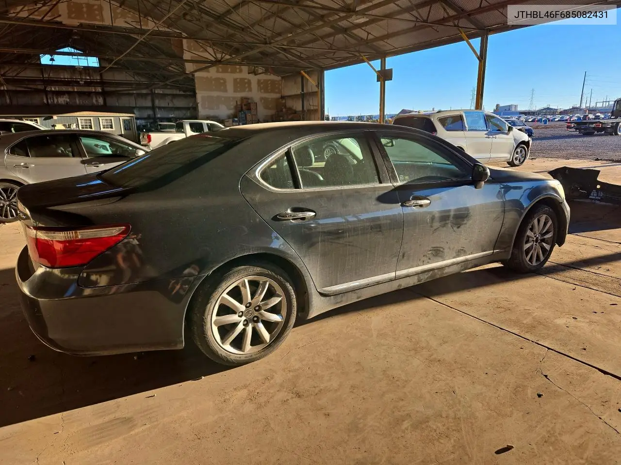 2008 LEXUS LS VIN JTHBL46F685082431 — фото 3