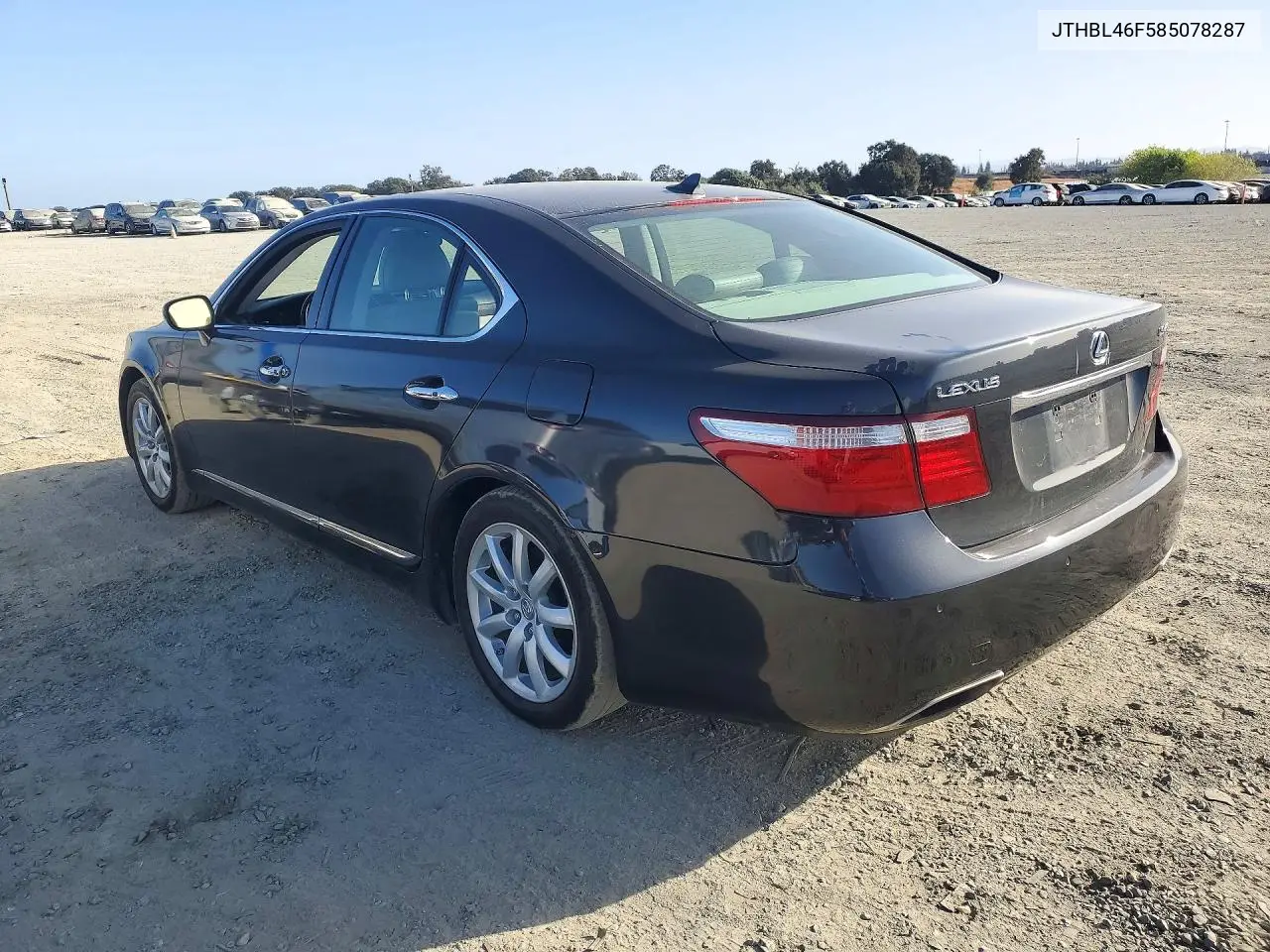 2008 LEXUS LS VIN JTHBL46F585078287 — фото 2