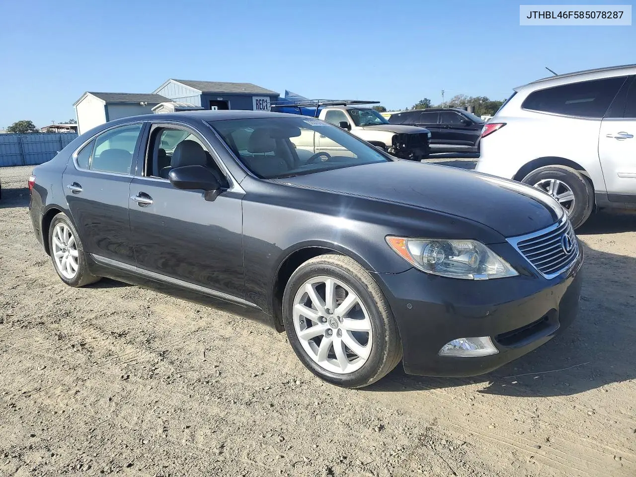 2008 LEXUS LS VIN JTHBL46F585078287 — фото 4