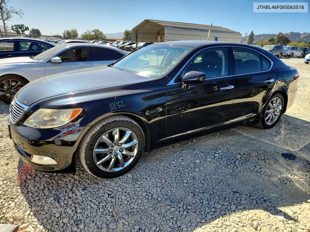 LEXUS LS 2008, VIN JTHBL46F085063518