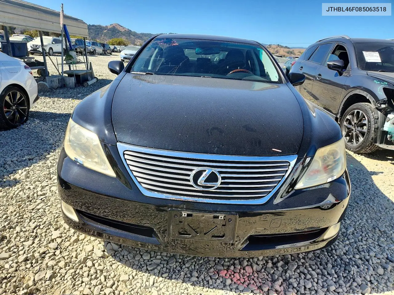 2008 LEXUS LS VIN JTHBL46F085063518 — фото 5