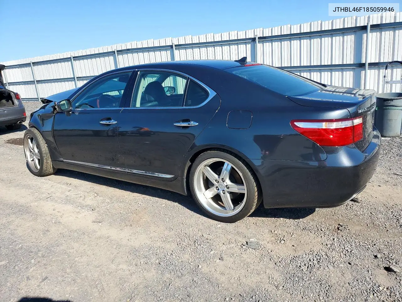 2008 LEXUS LS VIN JTHBL46F185059946 — фото 2