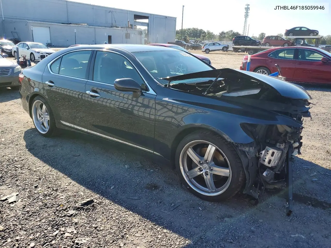 2008 LEXUS LS VIN JTHBL46F185059946 — фото 4