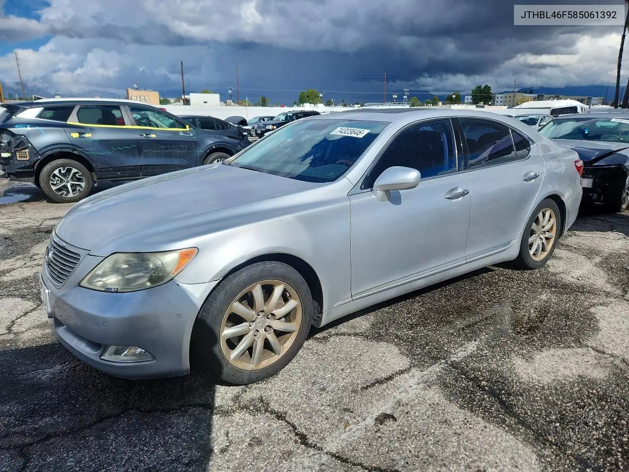 LEXUS LS 2008, VIN JTHBL46F585061392