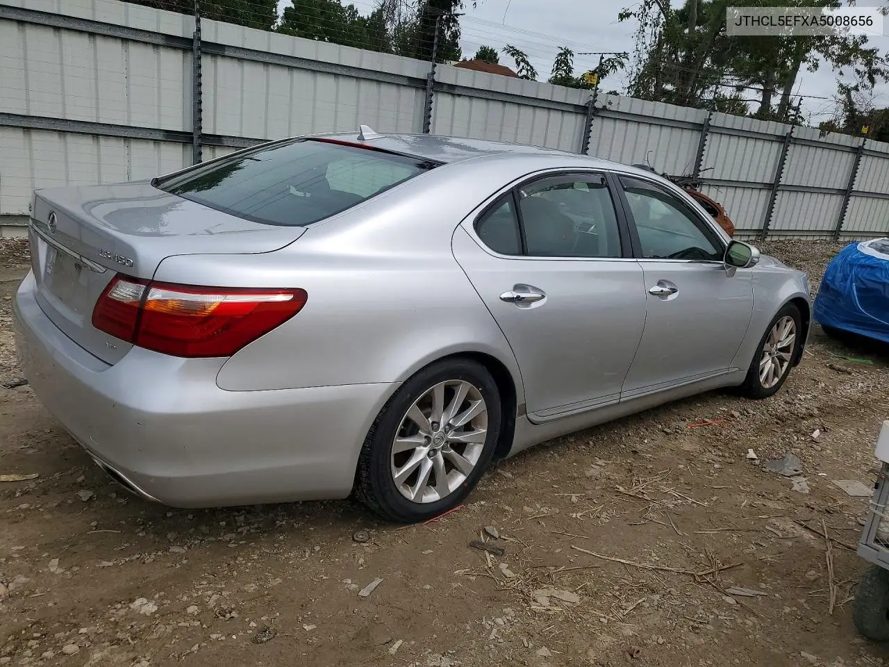 2010 LEXUS LS VIN JTHCL5EFXA5008656 — фото 3