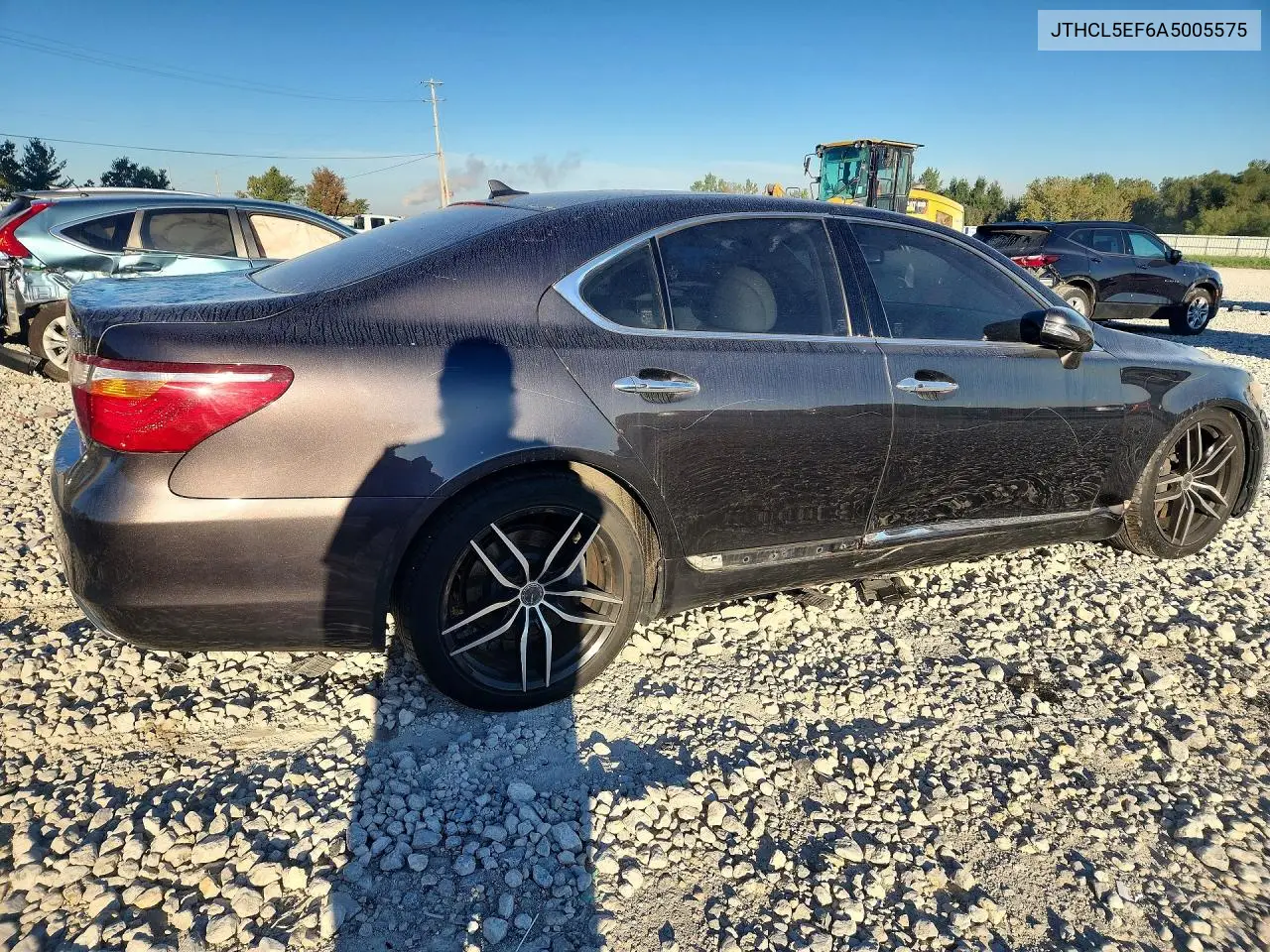 2010 LEXUS LS VIN JTHCL5EF6A5005575 — фото 3