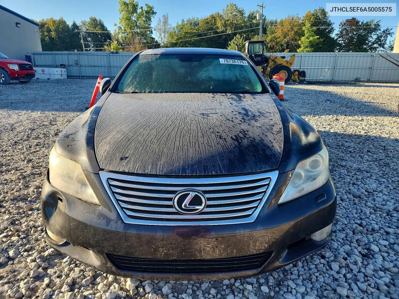 2010 LEXUS LS VIN JTHCL5EF6A5005575 — фото 5