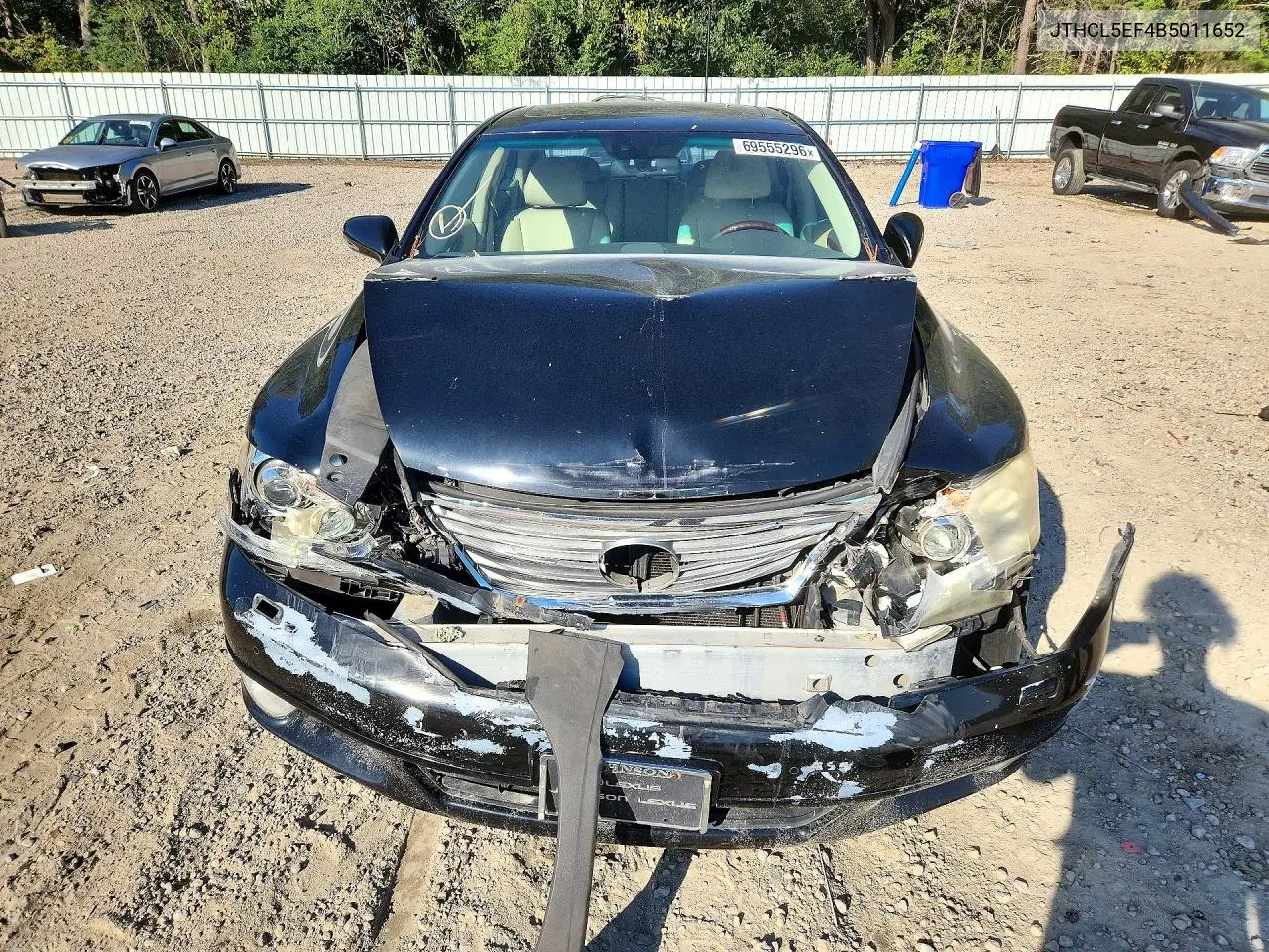 2011 LEXUS LS VIN JTHCL5EF4B5011652 — фото 5