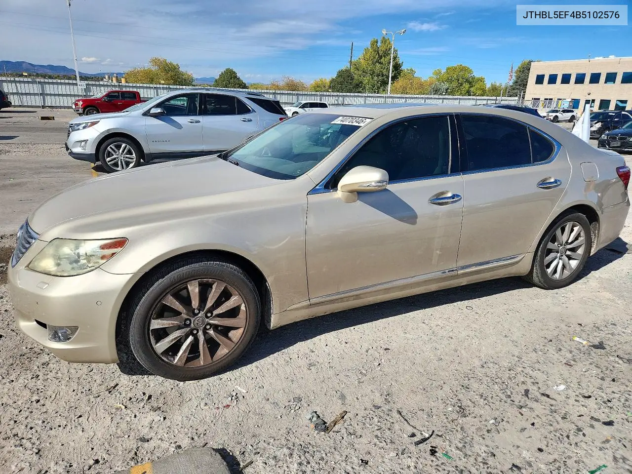 LEXUS LS 2011, VIN JTHBL5EF4B5102576