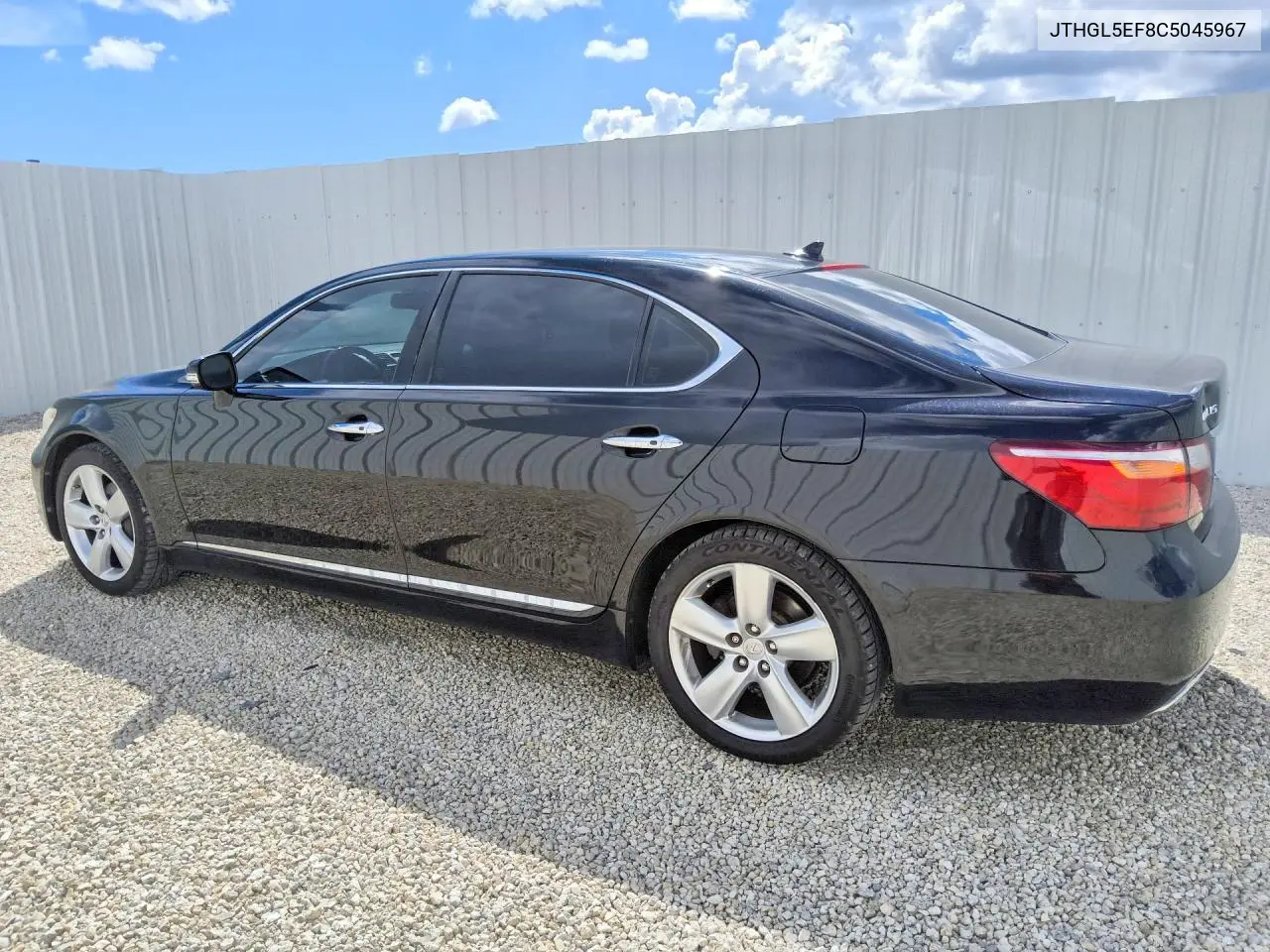 2012 LEXUS LS VIN JTHGL5EF8C5045967 — фото 2