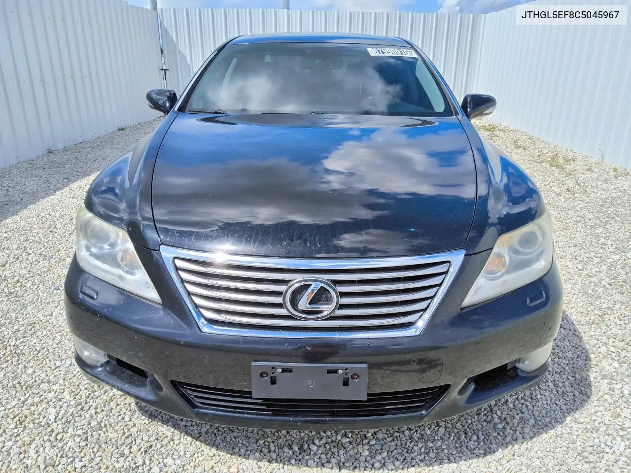 2012 LEXUS LS VIN JTHGL5EF8C5045967 — фото 5