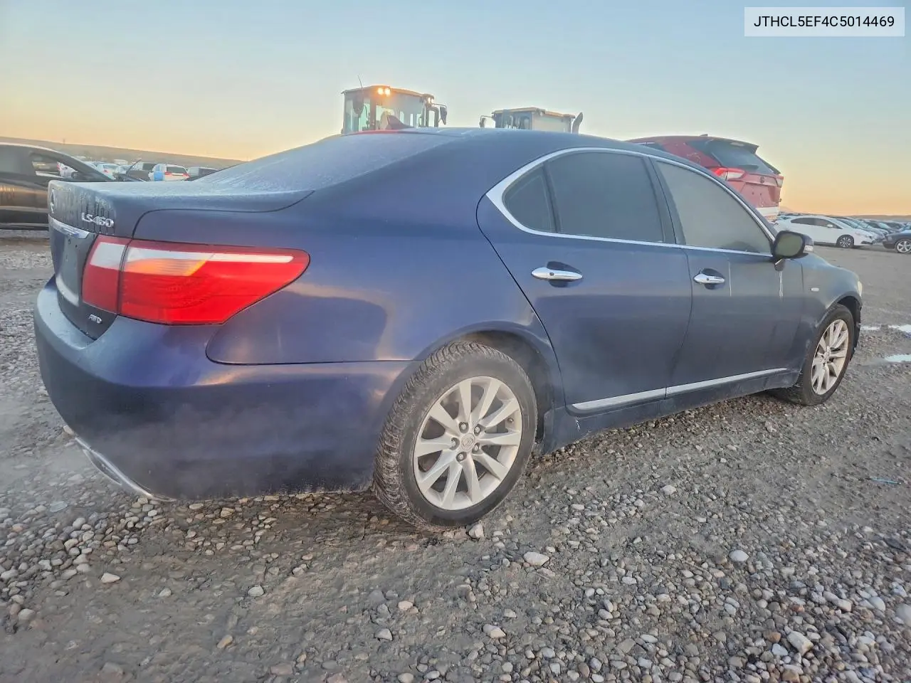 2012 LEXUS LS VIN JTHCL5EF4C5014469 — фото 3