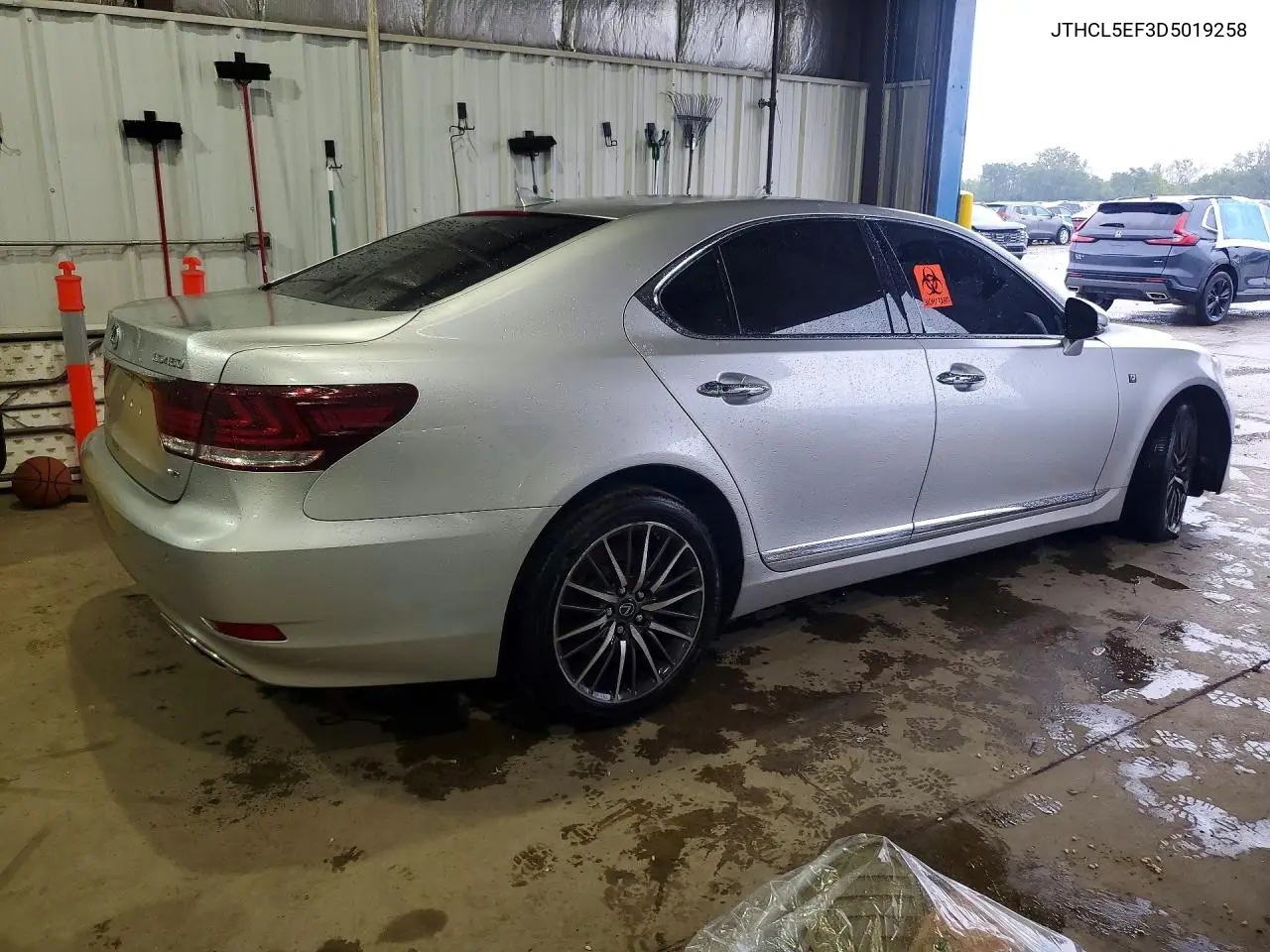 2013 LEXUS LS VIN JTHCL5EF3D5019258 — фото 3