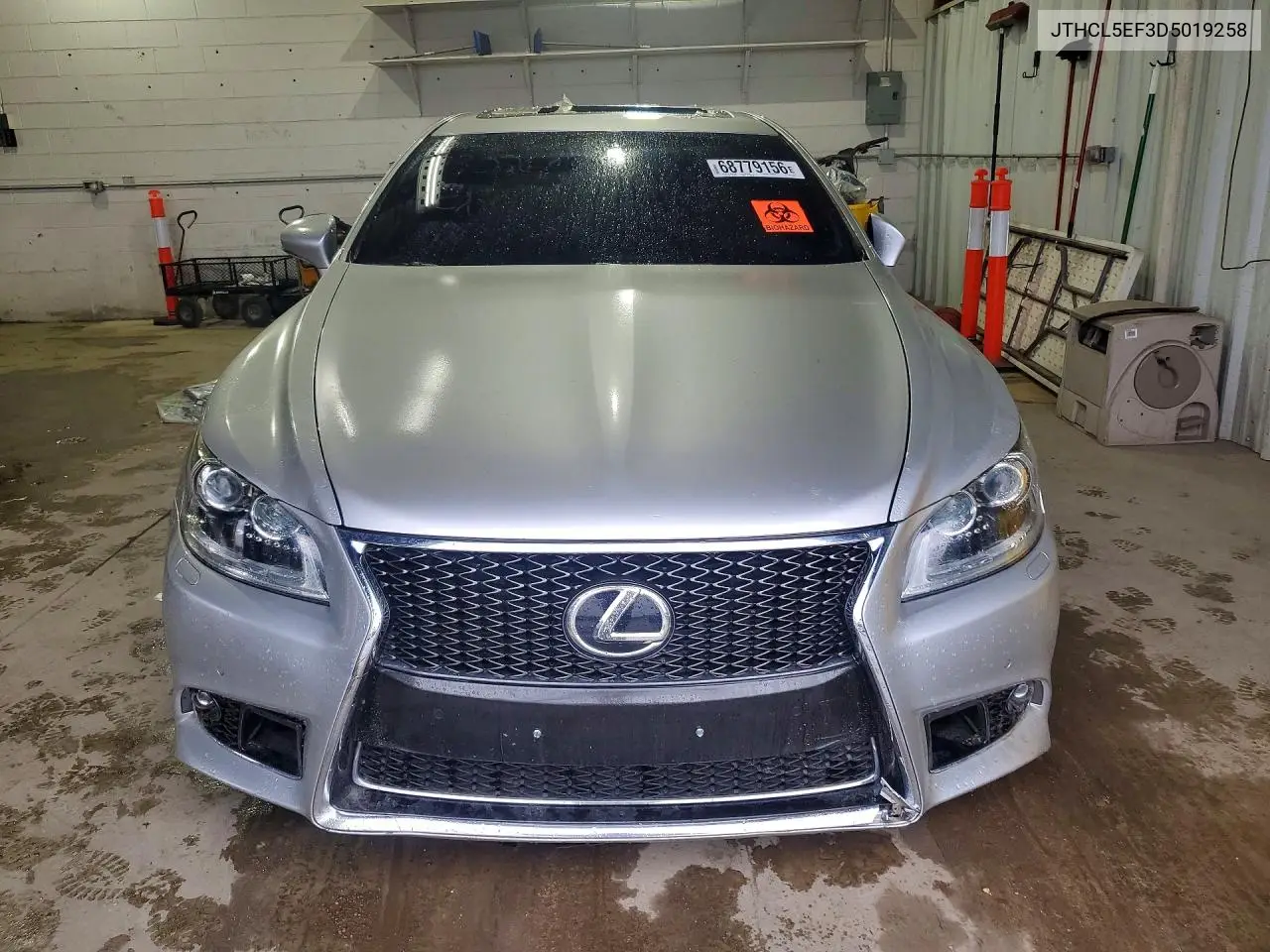 2013 LEXUS LS VIN JTHCL5EF3D5019258 — фото 5
