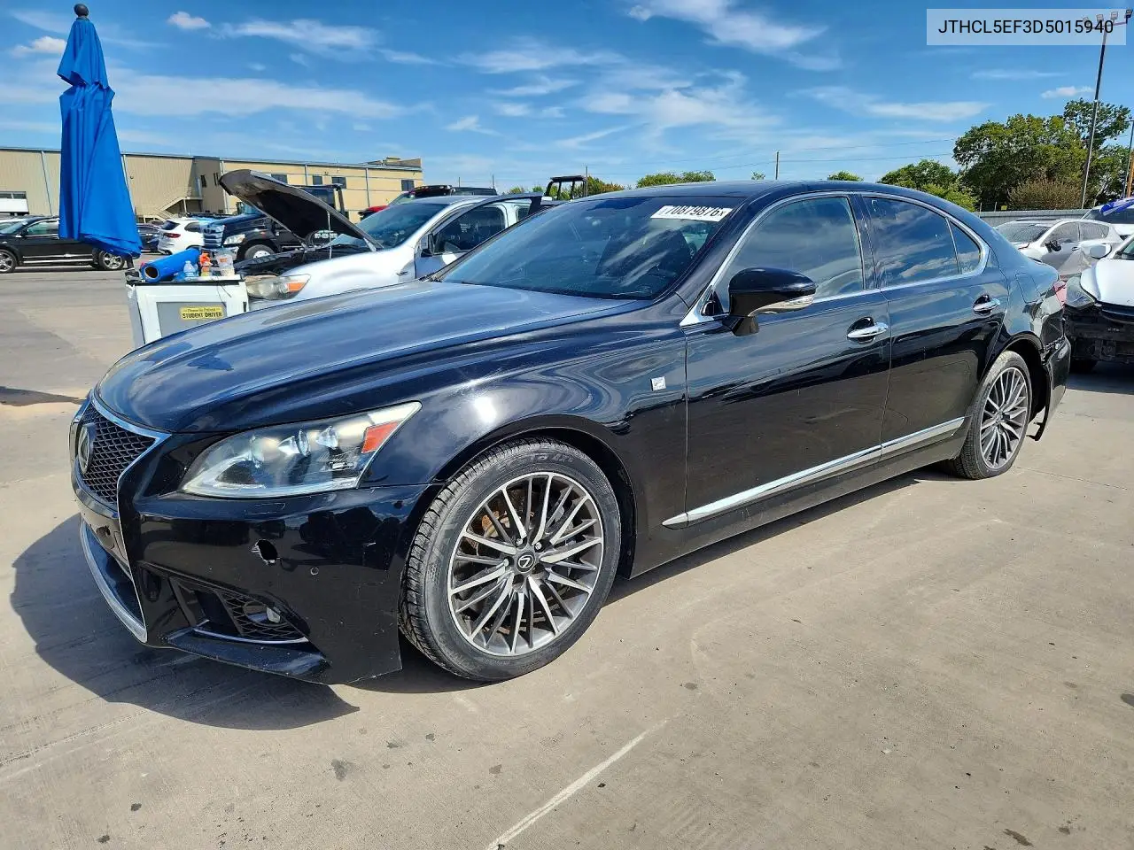 LEXUS LS 2013, VIN JTHCL5EF3D5015940