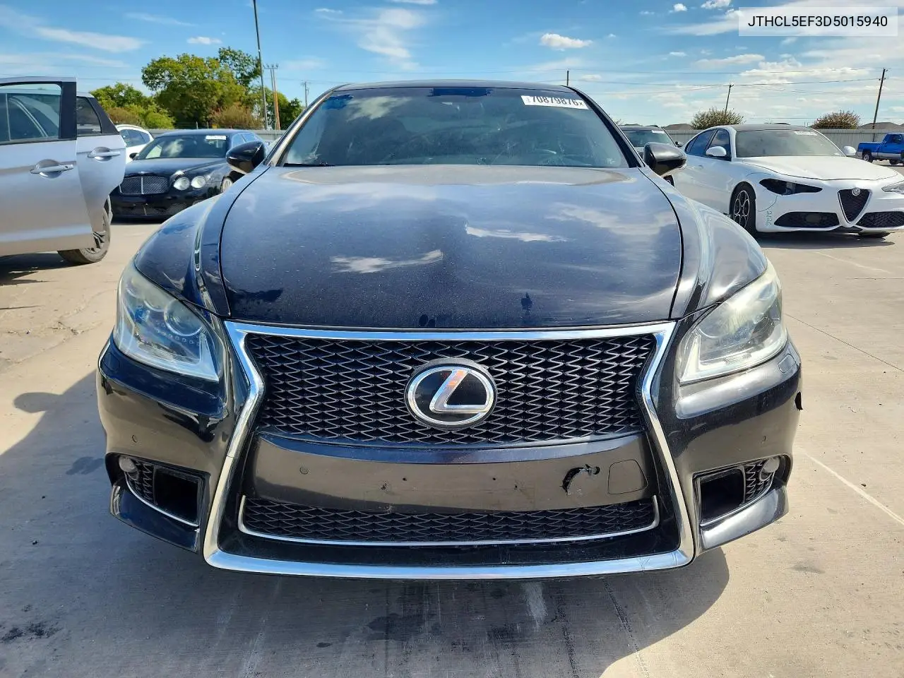 2013 LEXUS LS VIN JTHCL5EF3D5015940 — фото 5