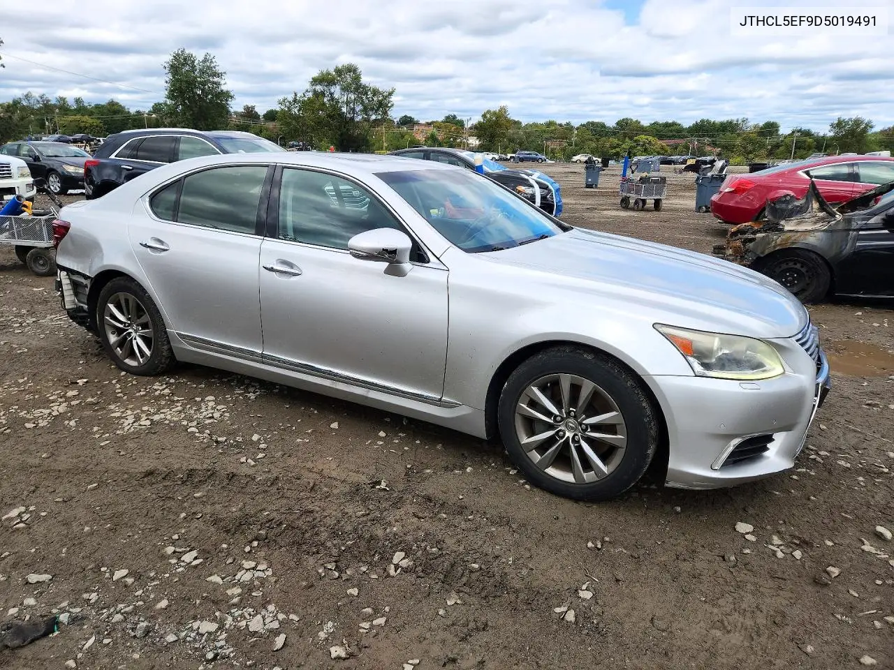 2013 LEXUS LS VIN JTHCL5EF9D5019491 — фото 4