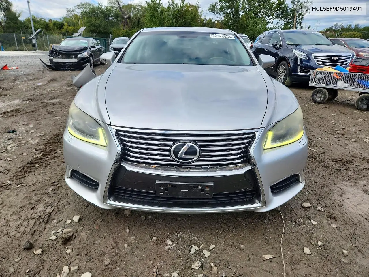 2013 LEXUS LS VIN JTHCL5EF9D5019491 — фото 5