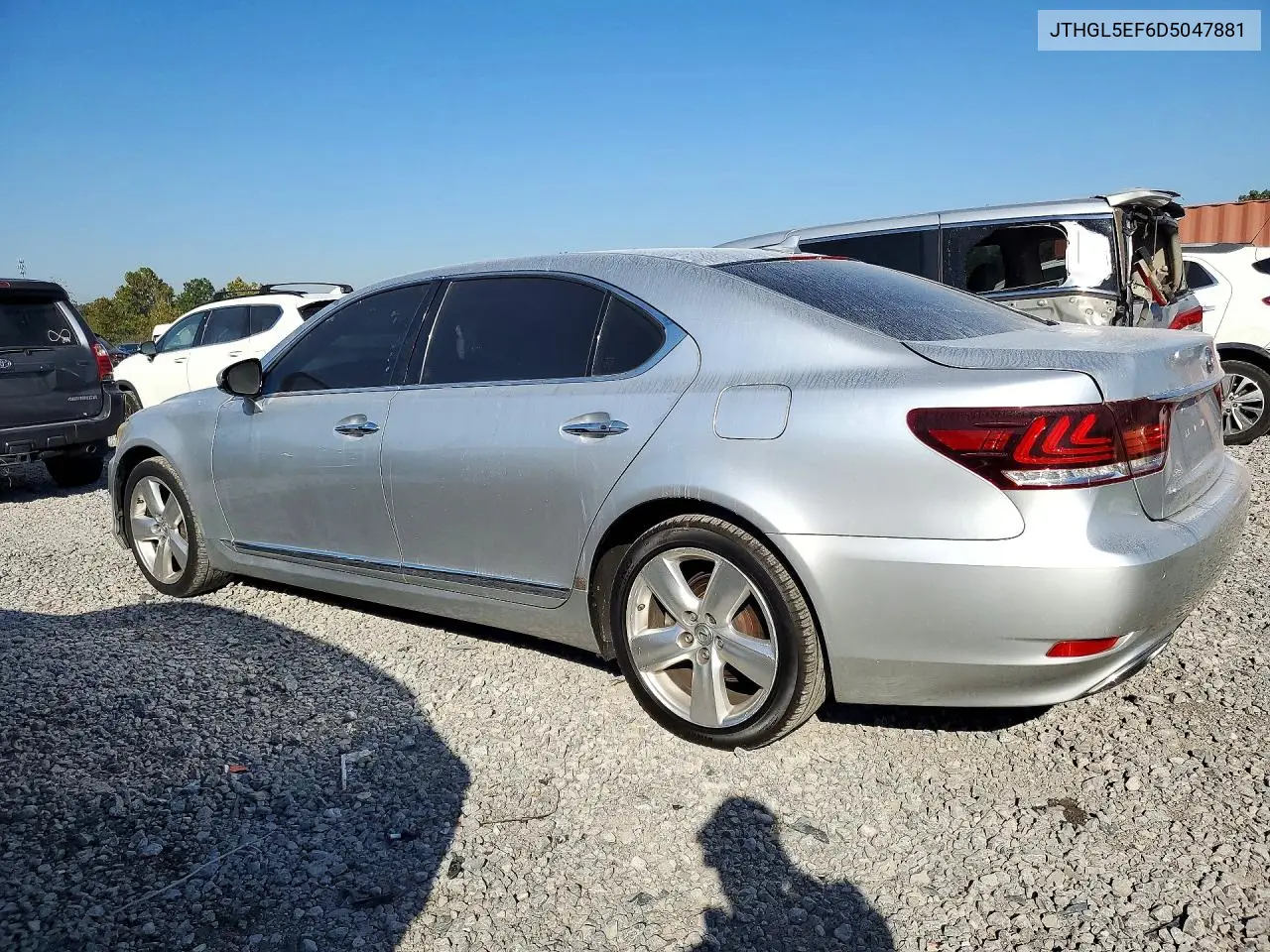 2013 LEXUS LS VIN JTHGL5EF6D5047881 — фото 2