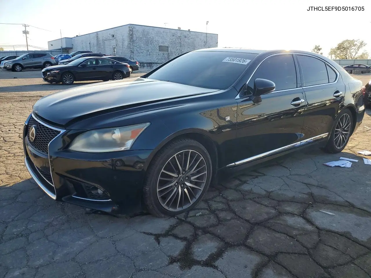 LEXUS LS 2013, VIN JTHCL5EF9D5016705