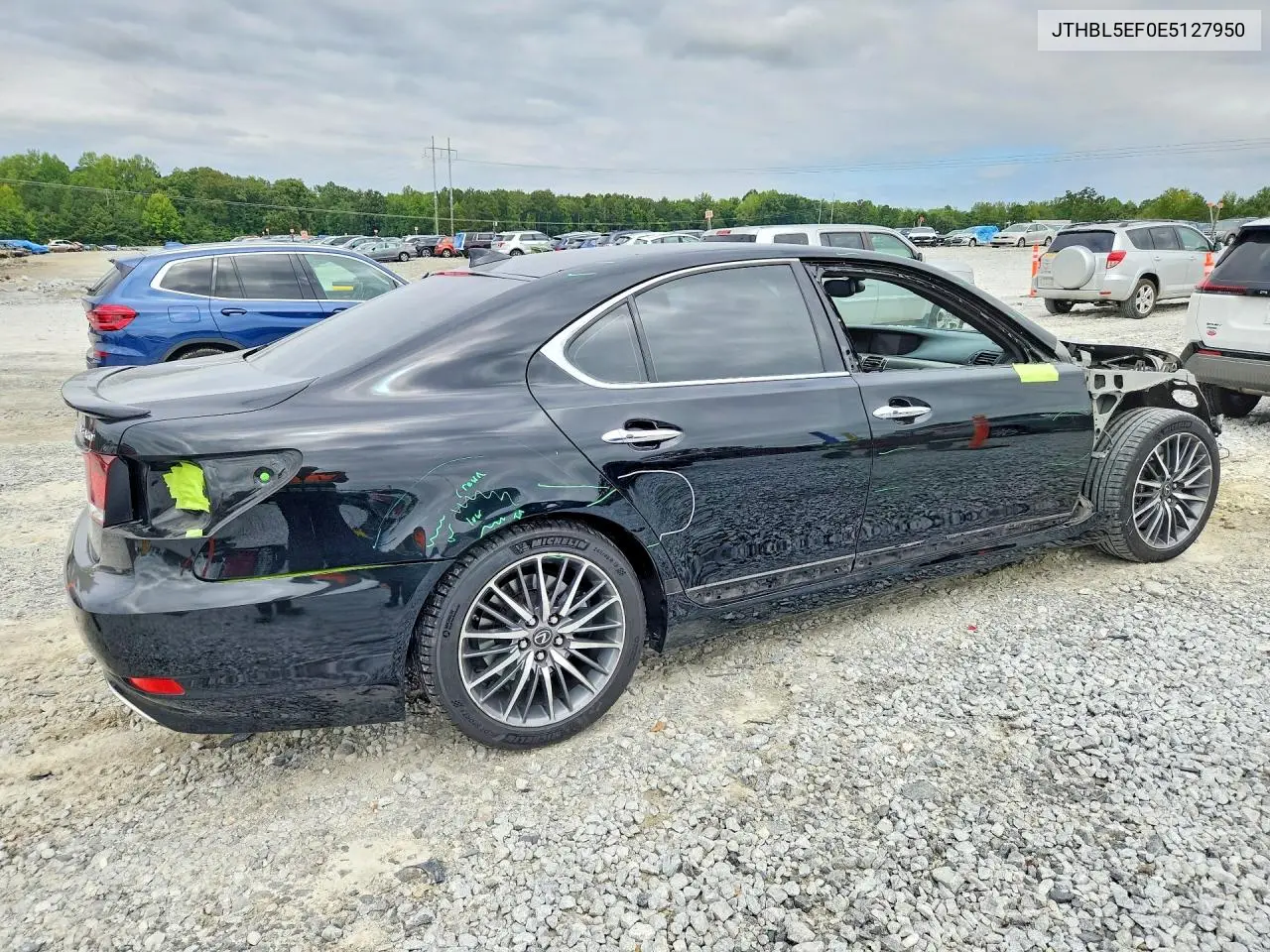 2014 LEXUS LS VIN JTHBL5EF0E5127950 — фото 3