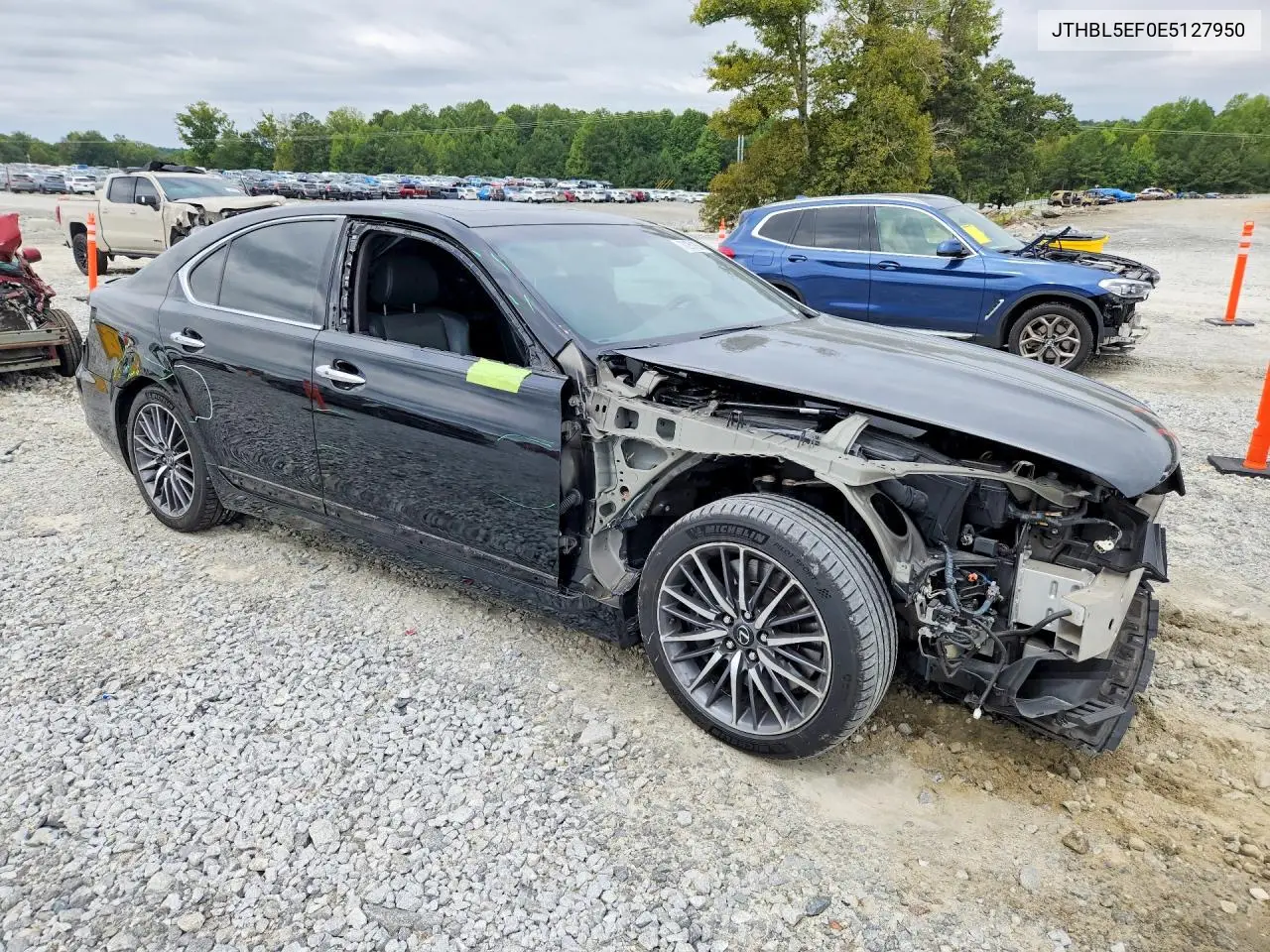 2014 LEXUS LS VIN JTHBL5EF0E5127950 — фото 4