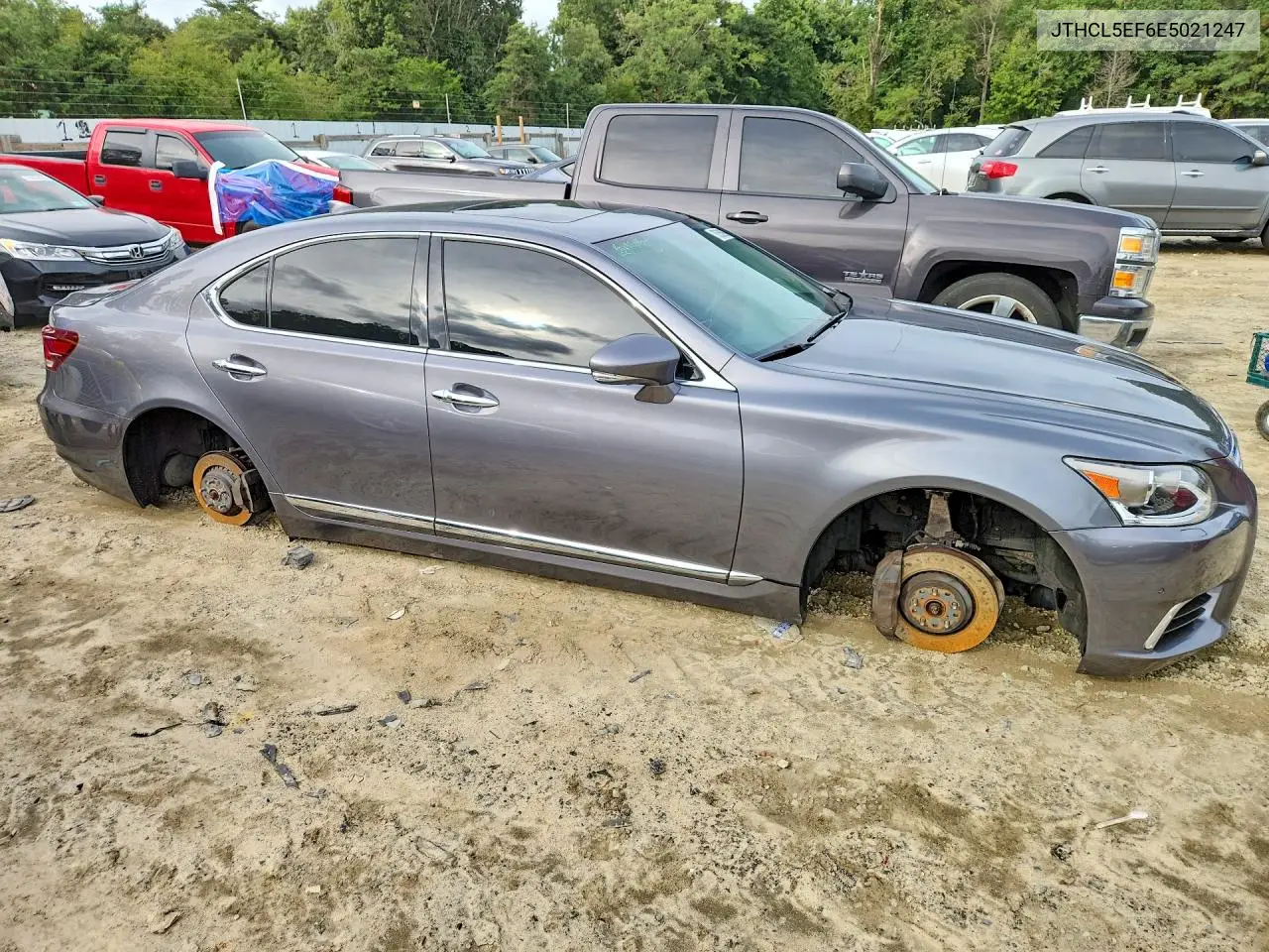 2014 LEXUS LS VIN JTHCL5EF6E5021247 — фото 4