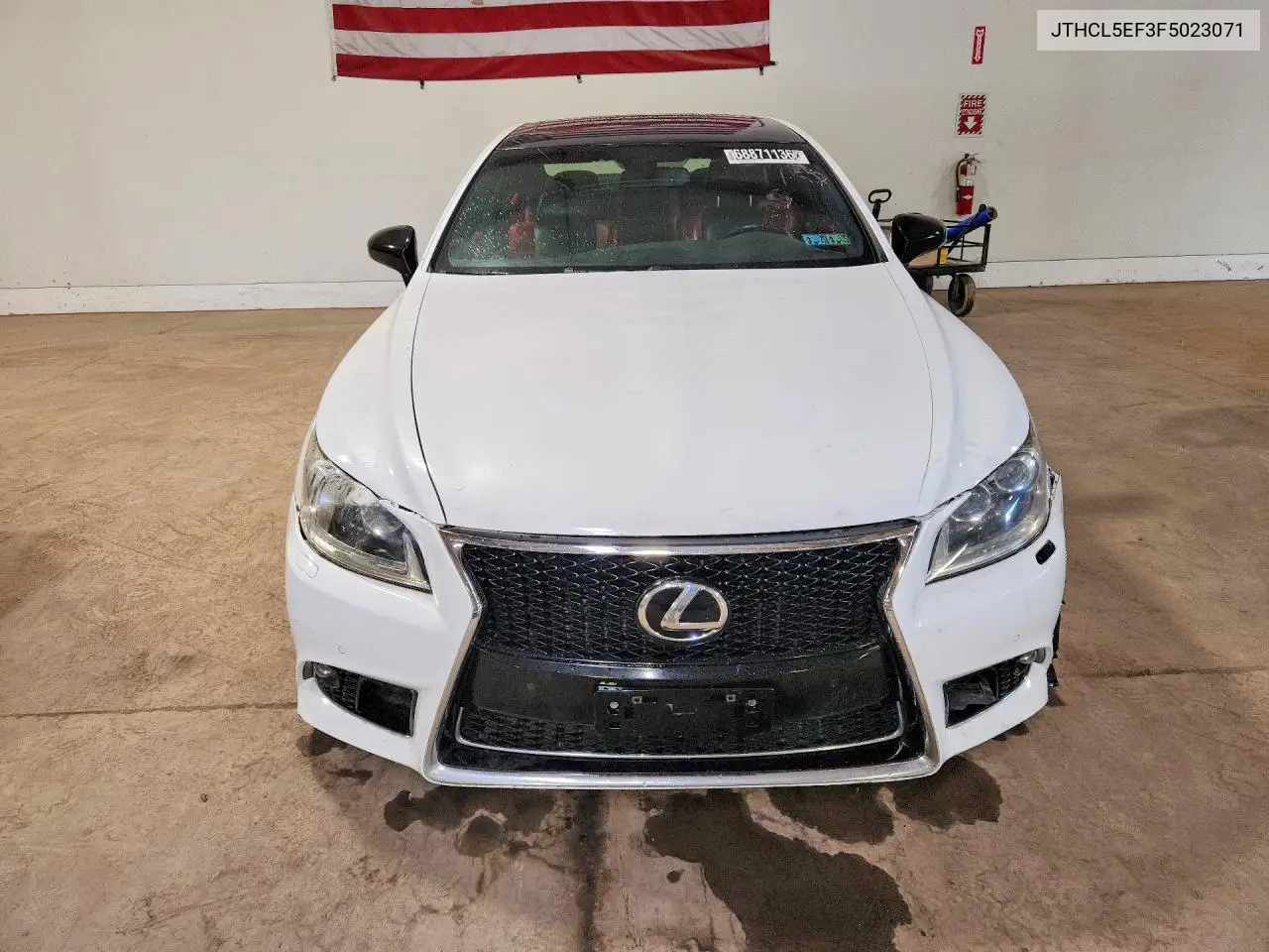 2015 LEXUS LS VIN JTHCL5EF3F5023071 — фото 5